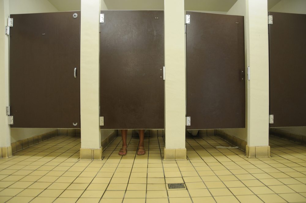 Public restroom ebony photo